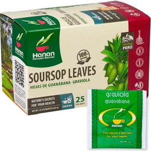 Soursop Tea Bags 100% Natural Hojas de Guanabana Leaves Graviola Tea from Peru - Picture 1 of 11