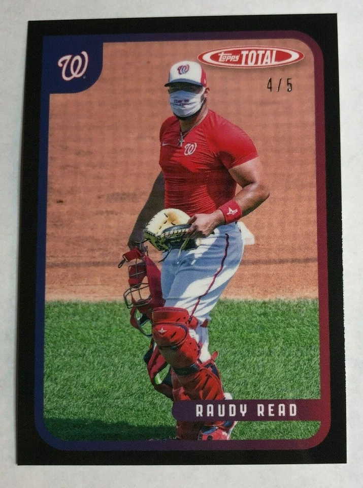 2020 Topps Total Wave 7 BLACK Parallel RAUDY READ #4/5 Made Nationals #689 - Image 1 of 1