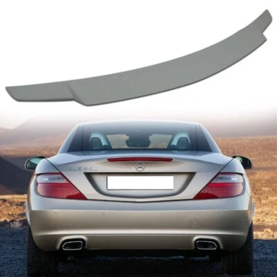 Unpainted Fit For Mercedes Benz R172 V Trunk spoiler Convertible SLK250 SLK350 Foto 1 de 4