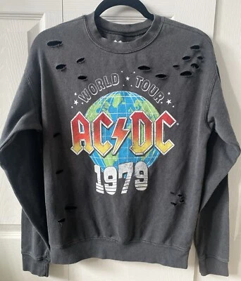 Sudadera AC/DC 1979 World Tour Distressed Talla XS Foto 1 de 4