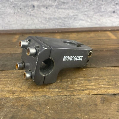 Mongoose BMX Stem Threadless 1 1/8 in Old School BMX 4 Bolt Front Load 90s 00s - Image 1 of 4