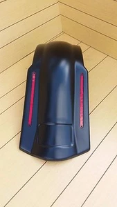 Harley Davidson Extended No Cut Out Led Rear Fender For Touring Bikes 96-2013 - Picture 1 of 6