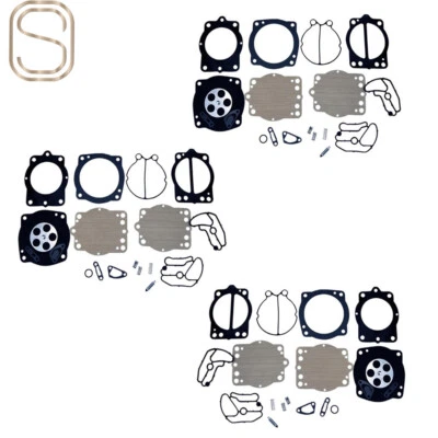 3X Carburetor Repair Rebuild Kits fits Kawasaki Jet Ski 750 900 1100 STX XIR ZXI - Image 1 of 4