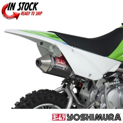 Yoshimura RS-2 Mini Stainless/Carbon System-Kawasaki-KLX 110 2002 - 2019 - Image 1 of 3