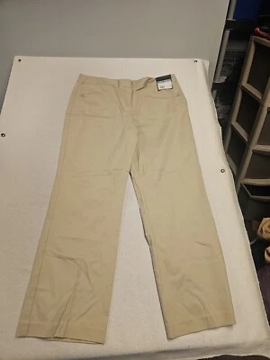 Pantalón deportivo Geoffrey Beene para mujer elástico carrera poliéster/spandex talla 16 NUEVO Foto 1 de 4