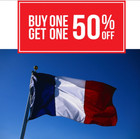 Giant Euro 2024 France French Blue White Red Flag Banner