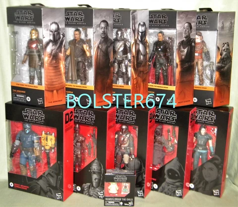 MANDALORIAN SET of 11 Black Series 6" Star Wars CARA GIDEON IG-11 HEAVY CHILD Cover