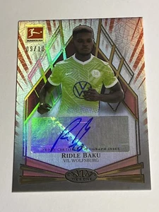 2021-22 Topps Tier One Bundesliga Ridle Baku Young Gold Autograph /10 Wolfsburg - Picture 1 of 4