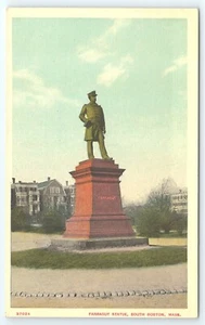 Postkarte Farragut Statue South Boston Massachusetts - Bild 1 von 2
