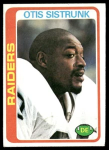 Otis Sistrunk 1978 Topps #189 Oakland Raiders - Imagen 1 de 2