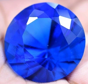 Lab Created 64.35 Ct Lustrous Blue Tanzanite GGL Certified Sparkling AAA+ Gem - Picture 1 of 8