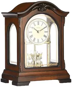 Bulova B1845 Durant Chiming Clock, Walnut - Picture 1 of 2