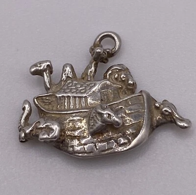925 Sterling Silver Noah's Ark Charm - Image 1 of 3