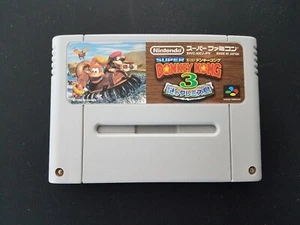 Nintendo Super Famicom SFC Donkey Kong Country 3 Importación Japón Japonés VENDEDOR DE EE. UU. - Imagen 1 de 3