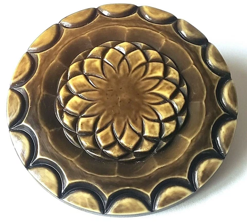 Huge Giant Thick Celluloid Vintage Button…Almost 3 Inches XL Cover