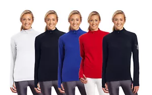 Asics Damen Team Tech Half Zip Langarm Sport Shirt Oberteil, mehrere Farben - Bild 1 von 9