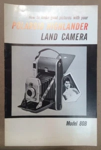 Folleto de cámara terrestre Polaroid Highlander 1950-ish INV-AD18 - Imagen 1 de 4