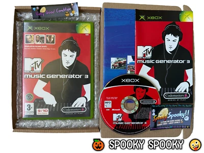 MTV Music Generator 3 XBOX - UK PAL VGC CIB - High Quality Packing - Tracked - Image 1 of 4
