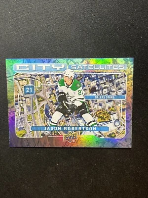 24-25 UD Series 1 Hockey City Satellites CS-14 Jason Robertson - Image 1 of 2