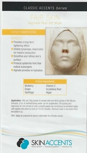 SkinAcents ALGINATE Peel Off Maske Helle Haut 3er Pack Behandlungen - Bild 1 von 5