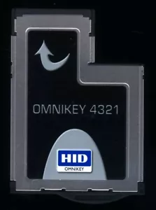 HID Omnikey 4321 V2, smart card reader for ExpressCard interface - Picture 1 of 4