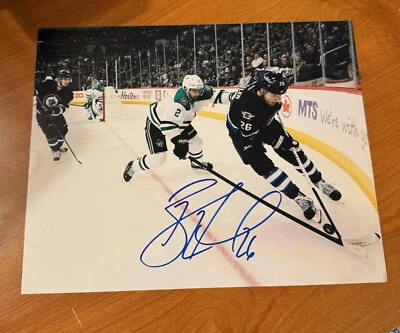 Foto autografiada 8x10 de Blake Wheeler firmada automática Foto 1 de 2