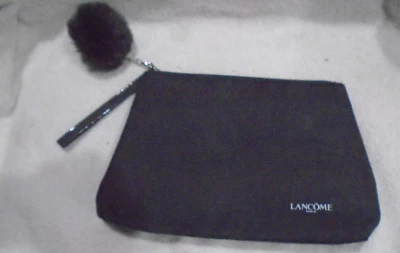 LANCOME never used makeup bag grey faux suede - Image 1 of 3