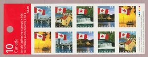 2004 Canada Uni.# BK302Aa booklet - 50¢ Flag, CBN Fasson paper. MNH Cv$12 - Picture 1 of 1