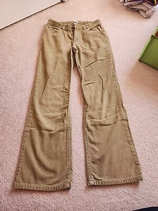Gap Kids Boys Brown Tan Beige Corduroy Straight Fit Pants Size 14 - Picture 1 of 5
