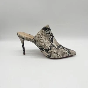 Mules Schutz para mujer Bardot punta talla 6,5 estampado animal - Imagen 1 de 7