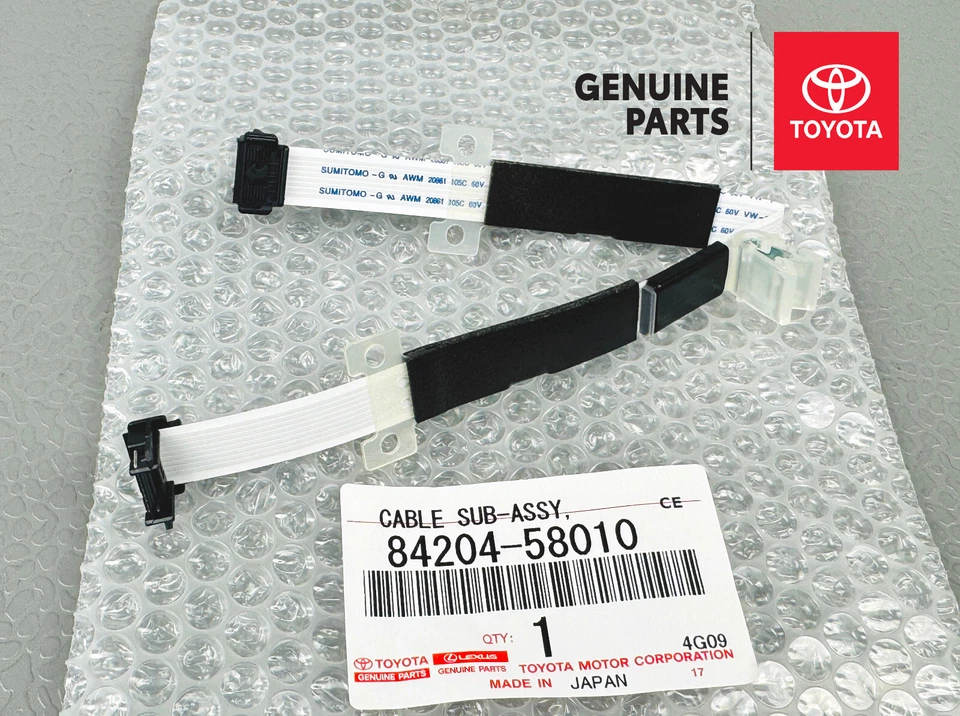 84204-58010 TOYOTA LAND CRUISER LEXUS GX LX CABLE SUBCONJUNTO, INTERRUPTOR DE ALMOHADILLA DE DIRECCIÓN Foto 1 de 4