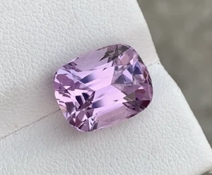 VVS 8.10 Ct Natural Pink Kunzite Gemstone Cushion Cut From Afghanistan - Picture 1 of 2