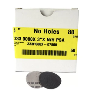 Klingspor 333P080X-07500 3" 80 Grit Sanding Disc (Pack of 50) - Picture 1 of 2