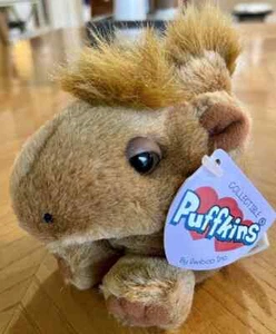 Puffkins Swibco Camilla Camel Plush Toy 5" Brown Birthday 5-9-00 May 9 NWT W7 - Picture 1 of 4