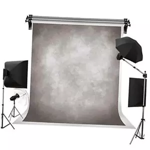 5x7ft Vintage Backdrops Abstract Portrait Photo Backdrop for Photography Grey - Picture 1 of 7