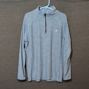 Old Navy Active Go Dry Youth Medium 1/4 Zip Athletic Long Sleeve Top Blue Sz 8 - Picture 1 of 11