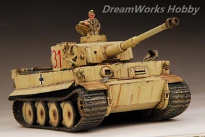 Premiato Costruito Tamiya 1/35 Rommel's Tiger 731 s.Pz.Abt.501 DAK +Figure+PE - Foto 1 di 15