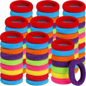 100PCS Baby Hair Ties Soft Hair Ties for Toddler Girls Kids Multicolor Small ... - Picture 1 of 7