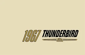 1967 Ford Thunderbird Manual del propietario Guía del usuario Referencia Libro del operador Guía OEM - Imagen 1 de 1