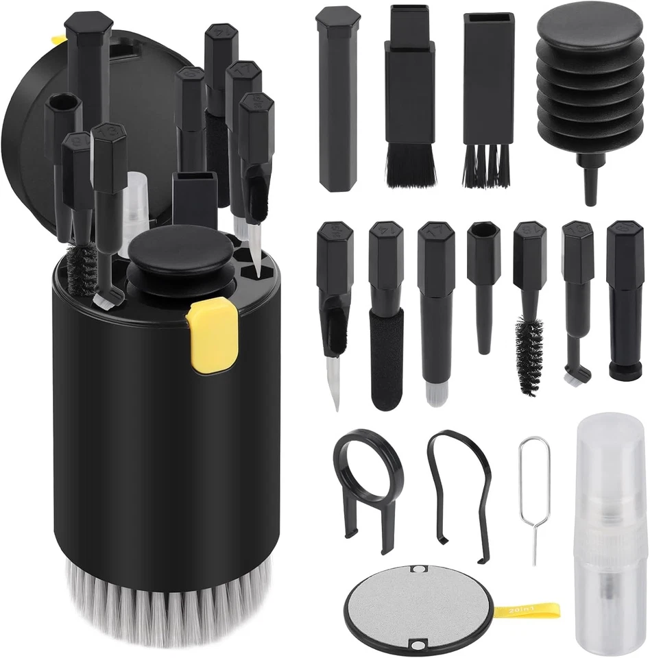 MXTIMWAN 20 in 1 Tastatur Reinigungsset,Handy Reinigungsset,Kopfhörer - Bild 1 von 4