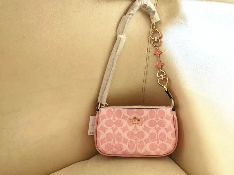 Nolita 19 порошок розовый подпись холст наплечная сумка CW426 - Изображение 1 из 4