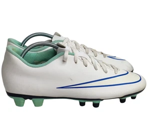 Nike Mercurial Vortex II Soccer Cleats #658575-101 Wht/Royal/Mint Womens 9 RARE! - Picture 1 of 8