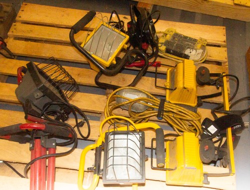 Work Lights Lot--(7) units, one stand and a power strip | eBay