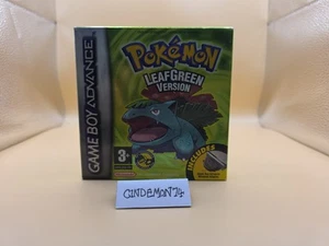 Pokemon Leaf Green Version Nintendo GBA UK - Picture 1 of 11
