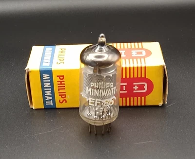 Valvola EF86 - PHILIPS MINIWATT Testata-4 - Imagen 1 de 3
