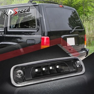 (FULL LED) Black 3rd Third Brake Light Stop Parking Lamp for 97-01 Jeep Cherokee - Foto 1 di 6