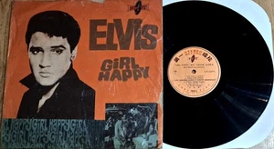 RARE Elvis Girl Happy TAIWAN FIRST LABEL FL 1177 Stereo LP Weird! - Picture 1 of 4