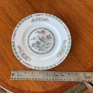 Lot Of 4 Wedgwood Kutani Crane Salad Plates 8 1/8 Inches England Mint - Picture 1 of 4