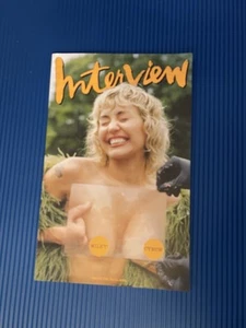 Interview Magazine Fall 2021 Miley Cyrus sexy cover Issue #539 + Lourdes Leon - Picture 1 of 2
