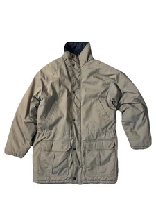 Vintage Field Stream Down Parka Puffer Jacket Coat Cinch Waist Men’s M - Picture 1 of 13